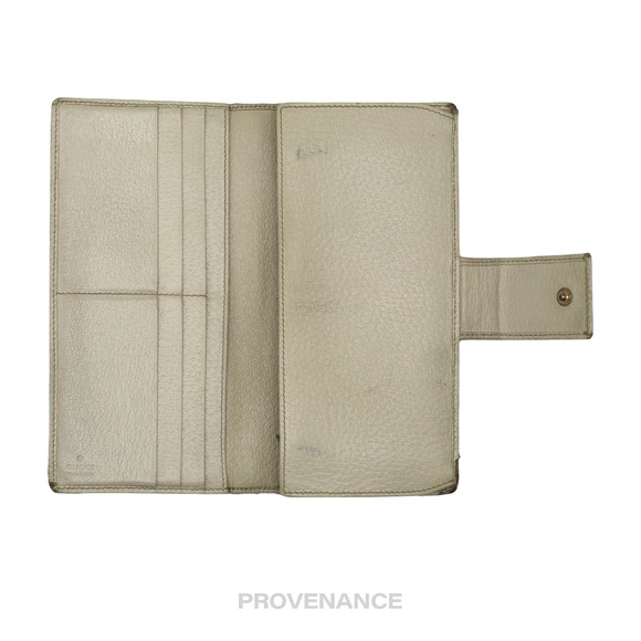 🔴 Gucci GG Canvas Long Wallet - Ivory - Picture 6 of 7